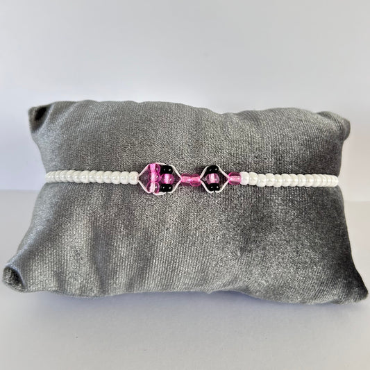 Pink F1 Car Bracelet