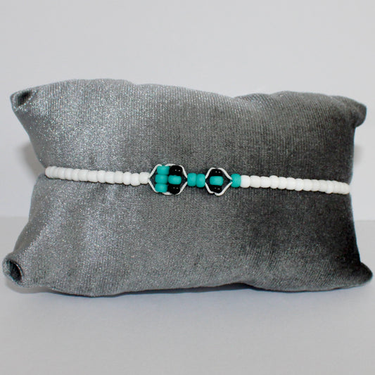 Turquoise F1 Car Bracelet 3
