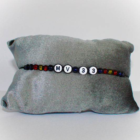 Max Verstappen 33 Red Bull Bracelet 3