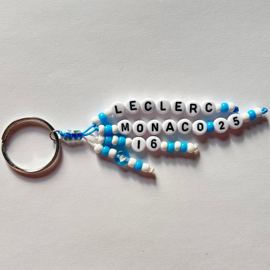 Leclerc Monaco 25 Keychain 1